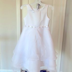 Jayne Copeland White Sleeveless Dress